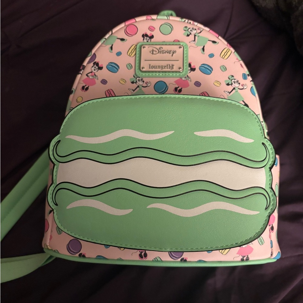 Loungefly Disney Macaron Backpack - Green & Pink